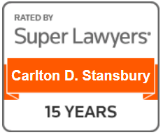 Rated by Super Lawyers | Carlton D. Stansbury | 15 Years